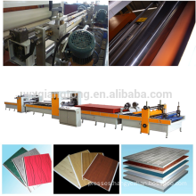 PVC sheet laminating line/ film board roller laminating machine